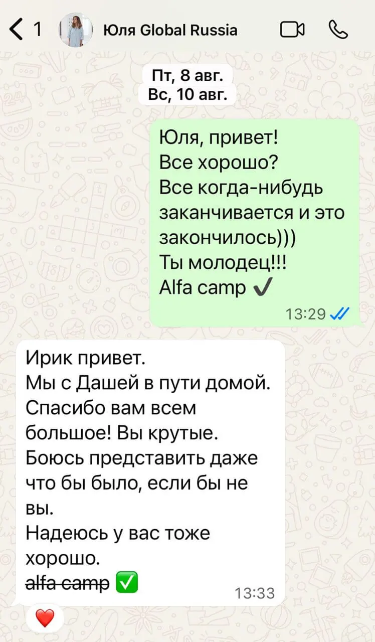 Отзыв: Юлия, Global Russia