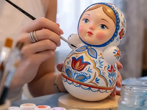 Роспись неваляшек